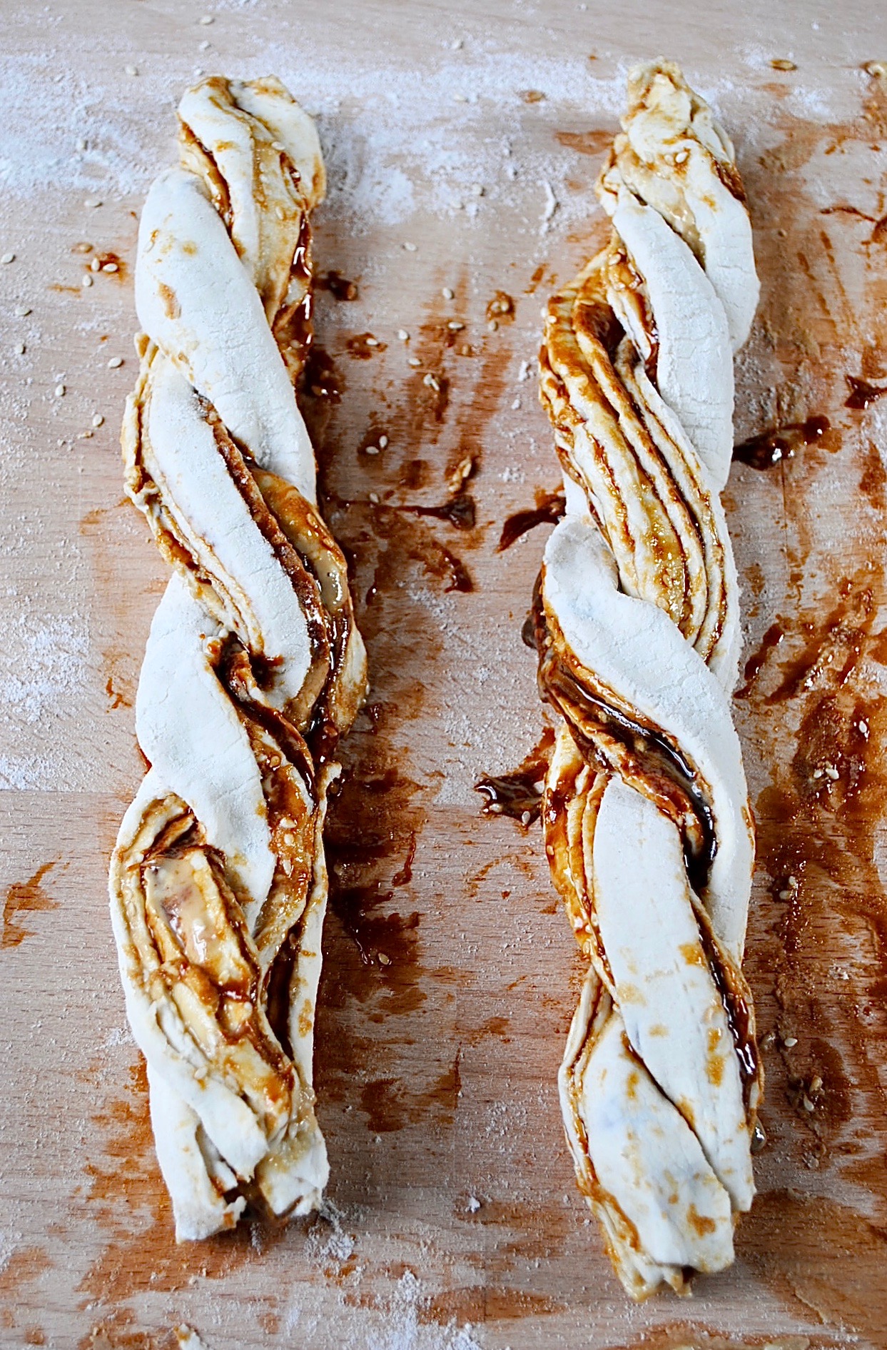 Vegan Puff Pastry Twists with Marmite and Tahini
